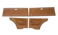 Set door panels door cardboard beige brown front rear original Opel Kadett C City