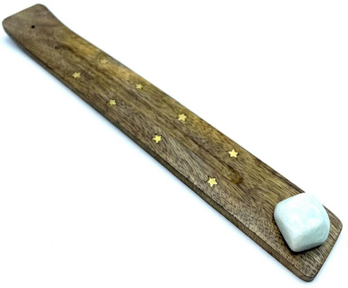 Porte encens bois ski - bois, 25cm