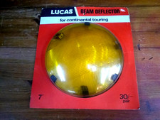 AUSTIN MINI COOPER MK1 GENUINE LUCAS CONTINENTAL BEAM DEFLECTORS, MK2 COOPER S