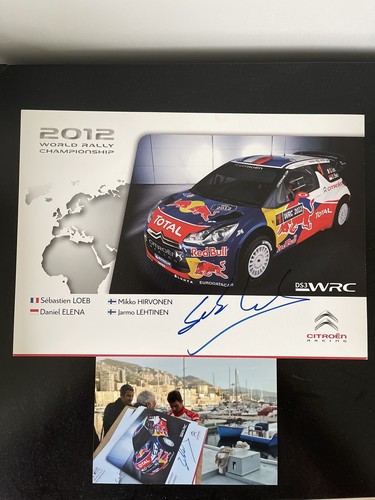 Autographes sébastien loeb - autographes,