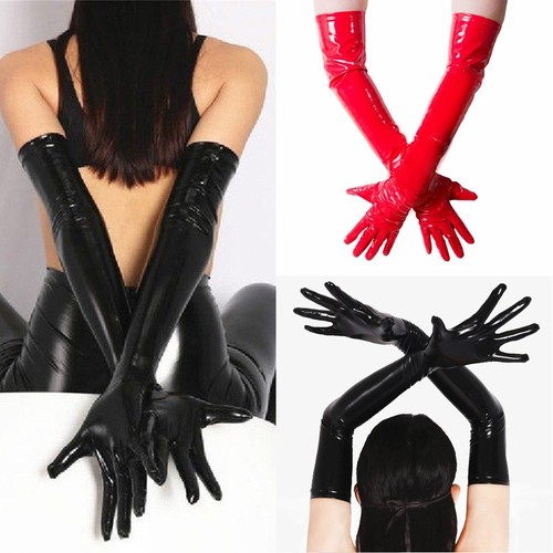 Danse gants long pvc - long,