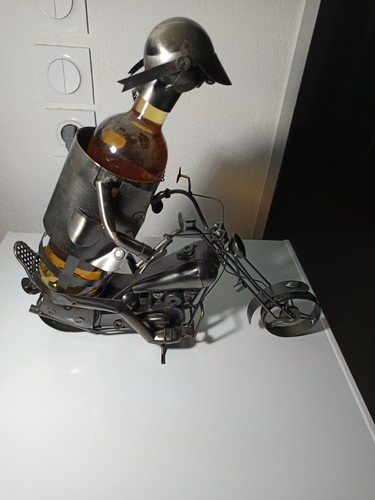 Porte bouteille vin moto - vin,