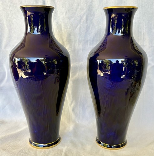 Paire vases porcelaine - paire,