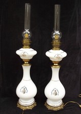 Ancienne paire de grande lampe