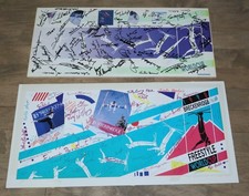 FIS Freestyle World Cup | 1990-91 SIGNED Poster DONNA WEINBRECHT +DOZENS US Ski