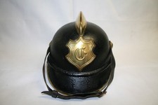 Casque pompier allemend 1900