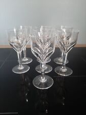 7 verres cristal Saint Louis