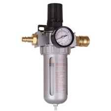 1/2" Filtre Régulateur de Pression d'Air Compresseur 10µm + plugins