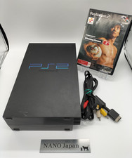 Console PlayStation 2 PS2 SCPH-39000 Noire Fonctionne Le plateau disque se fe...