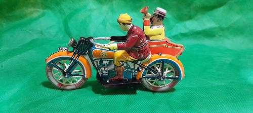 Jouet mécanique side car - jouet,