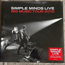 SIMPLE MINDS "BIG MUSIC TOUR 2015" RECORD STORE DAY 2016 RED VINYL LP NEW / NEUF