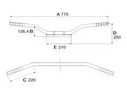 Guidon touring trw pour - trw,