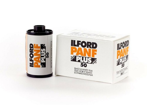 Pellicule noir blanc - noir, ilford