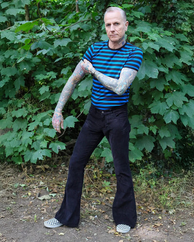 Homme velours pantalon - homme, patte