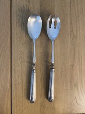 Antique Silver Filled Salad Cutlery