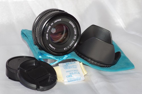 Objectif 50mm canon - objectif, f1,8