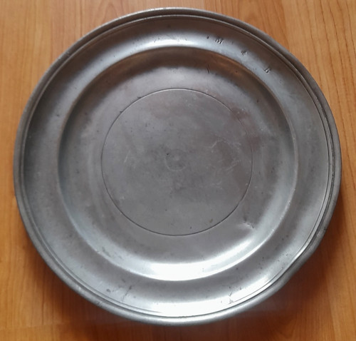 Ancienne assiette plat - assiette,