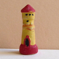 Blue & Red Chess Bean - 2006 - Red Round