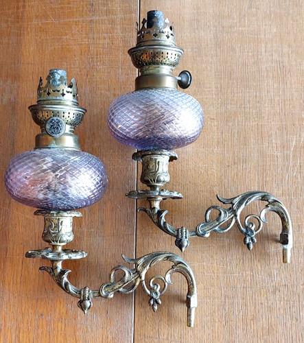 Paire lampe petrole de - paire,