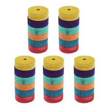  30pcs roues de bois coloré