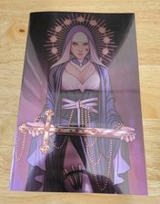 MARIAN HERETIC #1 FRISON FOIL VIRGIN VARIANT -NYCC EXCLUSIVE -BOOM! - LTD 250