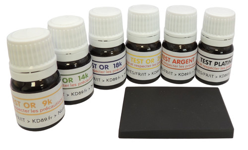 Réactifs tester or 9k - or,
