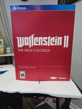 Wolfenstein 2 The New Colossus Collector's Edition Figure and Box (No steelbook)