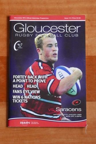 Programme match gloucester - de,