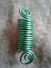 green wire Dreadlock jewelry