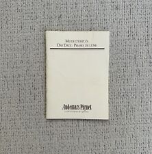 Rare Vintage Audemars Piguet AP Royal Oak Day Date Phase De Lune Manual Booklet