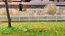 barrière ho  lot de 5 gare 1:87 SNCF clôture décor train maquette 56 modélisme