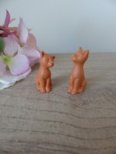 Figurine couple de chatons en