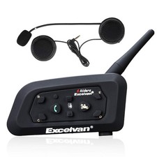 Excelvan V6-1200 Pro Motorcycle Intercom Helmet Bluetooth 3.0Headset Interphone