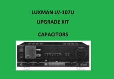 Amplificateur stéréo LUXMAN LV-107U KIT de réparation - tous les condensateurs