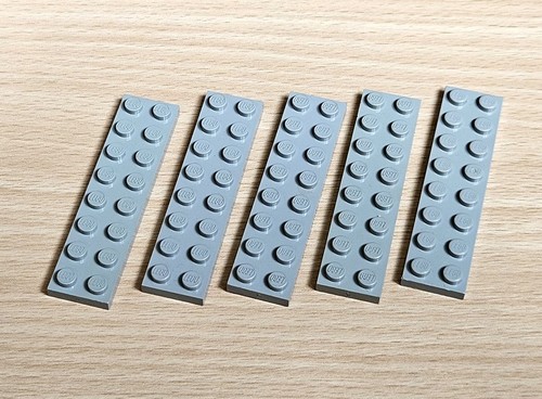 Lego 3034 plaque - 5x, gris