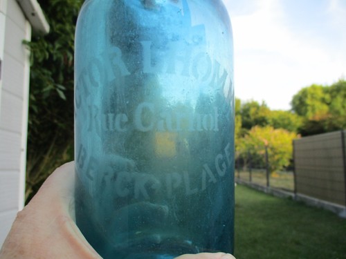Siphon eau seltz bleu - siphon,