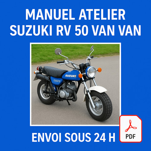 Manuel atelier suzuki - suzuki, rv