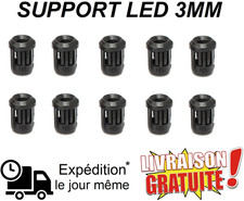 Lot 10 Porte LED 3mm Qualité