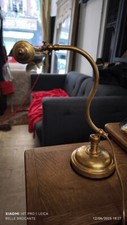 ancienne lampe de notaire pivotante en laiton