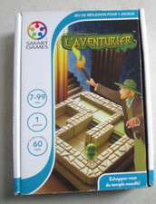 Jeu de réflexion pour 1 joueur L'Aventurier Smart Games 2015 Complet Bon état
