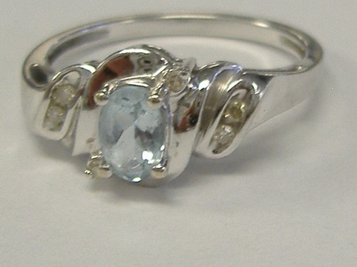 Vintage solid white gold - 10, k