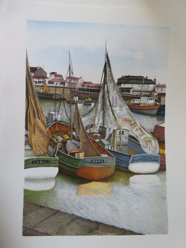 Belle litho originale art - belle,