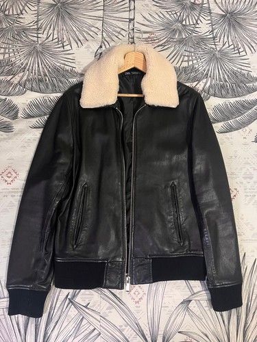 Veste cuir bombardier - veste,