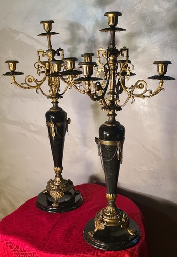Candelabre 19eme chandelier - candelabre,
