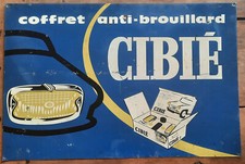 Antique CIBIE tole plate car case collection flagship car 90x60cm