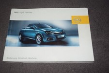 Operating Instructions Manual Opel Tigra Twin Top 01/2005 Very Good