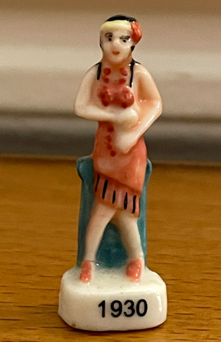 Fève femme mode 1930 - mode,