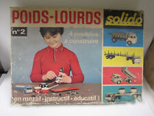 COFFRET BOITE VIDE / EMPTY BOX CAMION POIDS LOURDS N° 2 SOLIDO DEMONTABLE