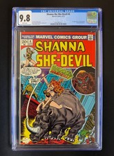 SHANNA THE SHE-DEVIL #4 CGC 9.8  -Savage Land/ 1st Mandrill - WHITE PAGES