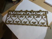 superbe ancienne grille Garde Fou Appui de fenètre Garde corps fleur et coeur